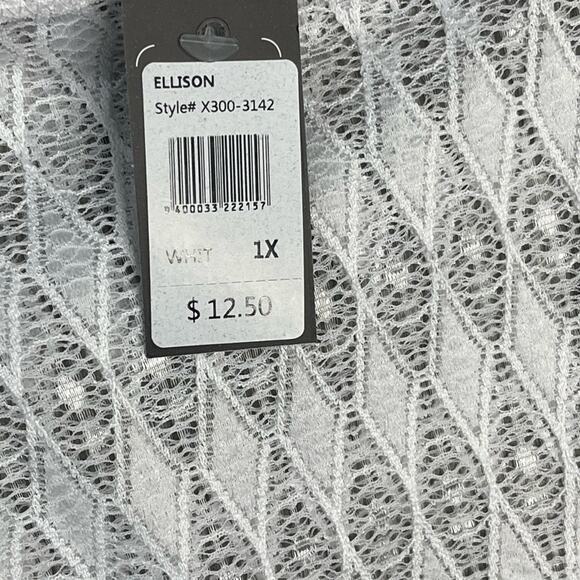 Frederick’s‎ of Hollywood Ellison Lace Boy Short Panty in White 1X NWT - Picture 6 of 7